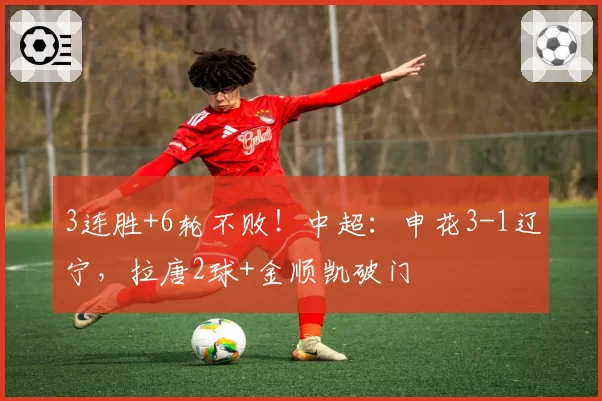 3连胜+6轮不败！中超：申花3-1辽宁，拉唐2球+金顺凯破门