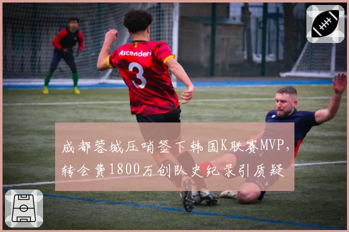 成都蓉城压哨签下韩国K联赛MVP,转会费1800万创队史纪录引质疑