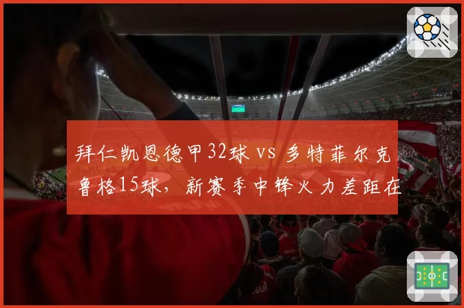 拜仁凯恩德甲32球 vs 多特菲尔克鲁格15球，新赛季中锋火力差距在哪？